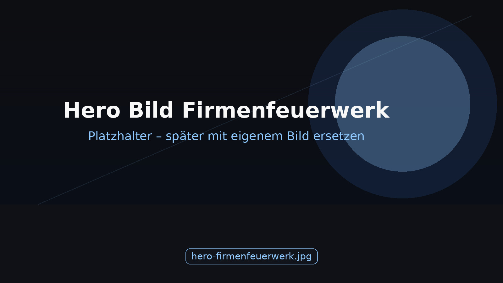 Professionelles Firmenfeuerwerk für Jubiläum, Sommerfest und Kundenveranstaltung